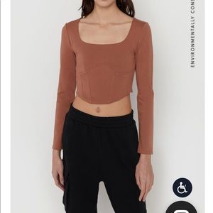 Oak and Fort Corset Bustier Top